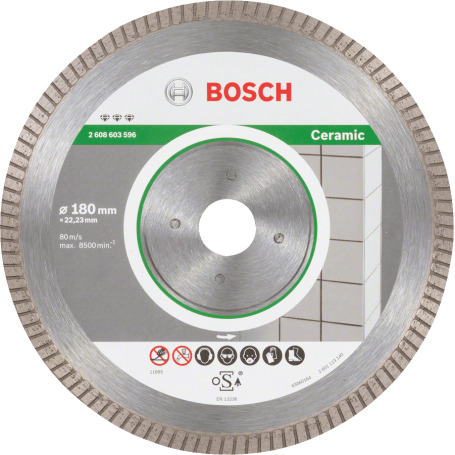 Bosch Diamanttrennscheiben Best for Ceramic Extra Clean Turbo Segm. 7 mm