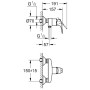GROHE BauFlow Einhand-Brausebatterie