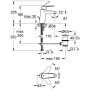GROHE Eurodisc Cosmopolitan Einhand-Waschtischbatterie
