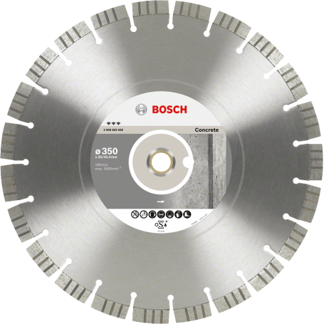 Bosch Diamanttrennscheiben Best for Concrete Segm. 15 mm