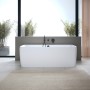Duravit Qatego Rechteck-Badewanne 180 x 80 cm, Vorwandversion