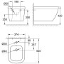 GROHE Euro Keramik Wandbidet