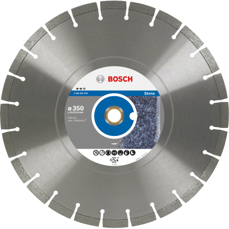 Bosch Diamanttrennscheiben Expert for Stone Segm. 12 mm
