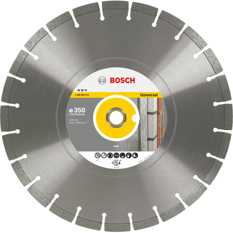 Bosch Diamanttrennscheiben Expert for Universal Segm. 12 mm