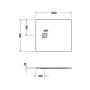 Duravit Sustano Duschwanne 100 x 90 cm