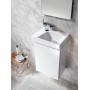 Geberit Xeno² Handwaschbecken 40 x 28 cm Hahnloch links