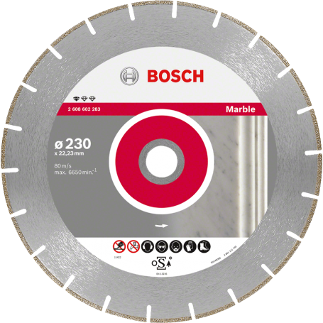Bosch Diamanttrennscheiben Standard for Marble Segm. 3 mm