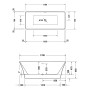 Duravit DuraToro Badewanne 170 x 75 cm