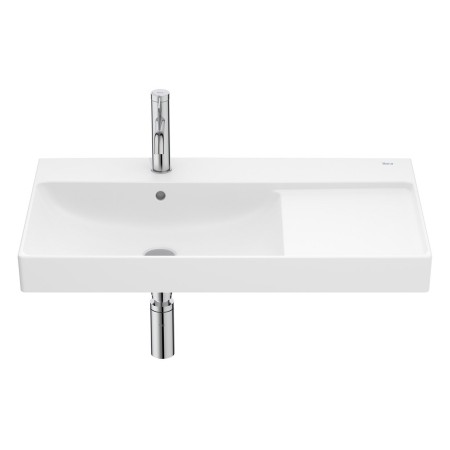 Roca Ona Waschtisch 80 x 46 cm, asymetrisch mit Becken links