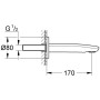 GROHE Eurostyle C Wanneneinlauf