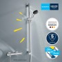 GROHE Precision Start Thermostat-Brausebatterie 1/2" mit Brausegarnitur 90 cm