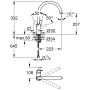 GROHE BauFlow Einhand-Spültischbatterie