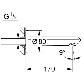 Robinet de baignoire Eurodisc Cosmopolitan GROHE