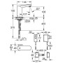 GROHE Eurosmart Cosmopolitan E Bluetooth Infrarot-Elektronik für Waschtisch DN 15