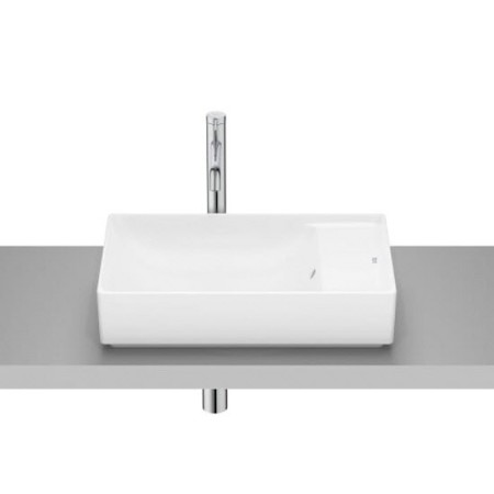 Roca Ona Aufsatz-Waschtisch 55 x 34,5 cm Becken links, rechteckig