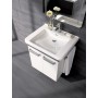 Geberit Renova Comfort Square Waschtisch 55 cm, barrierefrei