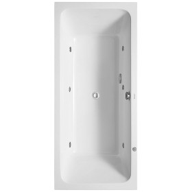 Duravit D-Code Rechteck Whirlwanne 180 x 80 cm mit Jet Project