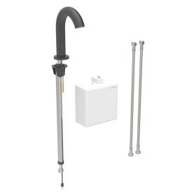 Geberit Piave Waschtischarmatur Standmontage, Batteriebetrieb, mit AP-Funktionsbox