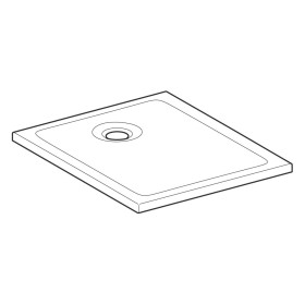 Geberit Nemea Rechteckduschwanne 90 x 100 cm