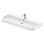 Duravit Qatego Waschtisch 120 x 47 cm, 1 Hahnloch, mit HygieneGlace