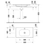 Duravit Sivida Waschtisch 82 cm