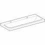 Geberit iCon Light Waschtisch 120 cm mit 2 Hahnlöchern, ohne Überlauf