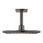 GROHE Rainshower SmartActive 310 Cube Kopfbrauseset mit 2 Strahlarten und Deckenanschluss