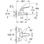 GROHE Euroeco Special Einhand-Waschtischbatterie