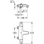 GROHE Grohtherm Special Thermostat-Wannenbatterie, geringe Tiefe