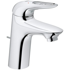 GROHE Eurostyle Einhand-Waschtischbatterie DN 15 mit GROHE Zero, offener Metall-Hebelgriff, mit Ablaufgarnitur