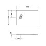Duravit Sustano Duschwanne 120 x 80 cm