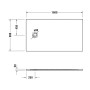 Duravit Sustano Duschwanne 160 x 90 cm