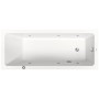 Duravit No. 1 Rechteck-Whirlwanne Jet Project 170 x 70 cm mit 1 Rückenschräge