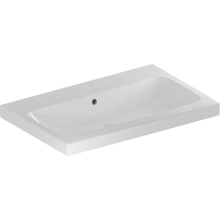 Geberit iCon Light Waschtisch 75 cm ohne Hahnloch, mit Überlauf
