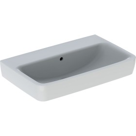 Geberit Renova Compact Waschtisch 65 cm ohne Hahnloch, mit Überlauf