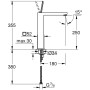 GROHE Eurocube Joy Einhand-Waschtischbatterie DIN 15 ohne Ablaufgarnitur