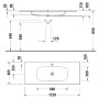 Duravit Sivida Waschtisch 122 cm