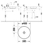 Duravit Sivida Aufsatzbecken rund 40 cm