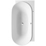 Duravit Luv Whirlwanne mit Air-System 185 x 95 cm Ecke links mit mit Bodenzulauf