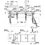 GROHE Eurostyle Cosmopolitan 4-Loch Einhand-Wannenkombination