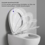 Duravit Universal WC-Sitz oval mit Absenkautomatik