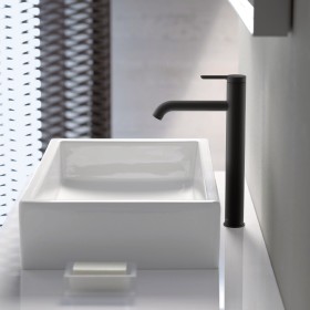 Miscelatore monocomando per lavabo Duravit C.1 XL FreshStart e MinusFlow, senza scarico a stelo