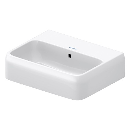 Duravit Qatego Handwaschbecken 45 x 35 cm, ohne Hahnloch, mit HygieneGlace