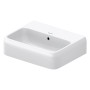 Duravit Qatego Handwaschbecken 45 x 35 cm, ohne Hahnloch, mit HygieneGlace