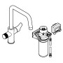 GROHE Blue Pure Start Einhand-Spültischarmatur Starter Set mit Mini Aktivkohlefilter