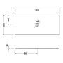 Duravit Sustano Duschwanne 180 x 80 cm