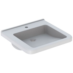 Geberit Renova Comfort Square Waschtisch 55 cm, barrierefrei, ohne Überlauf