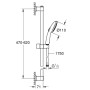 GROHE Vitalio Comfort 110 Brausestangenset 60 cm mit 2 Strahlarten