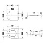 Duravit Universal WC-Sitz D-shaped mit Absenkautomatik