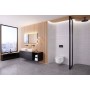 Geberit ONE Waschtischarmatur eckiges Design, Wandmontage, Zweigriffmischer